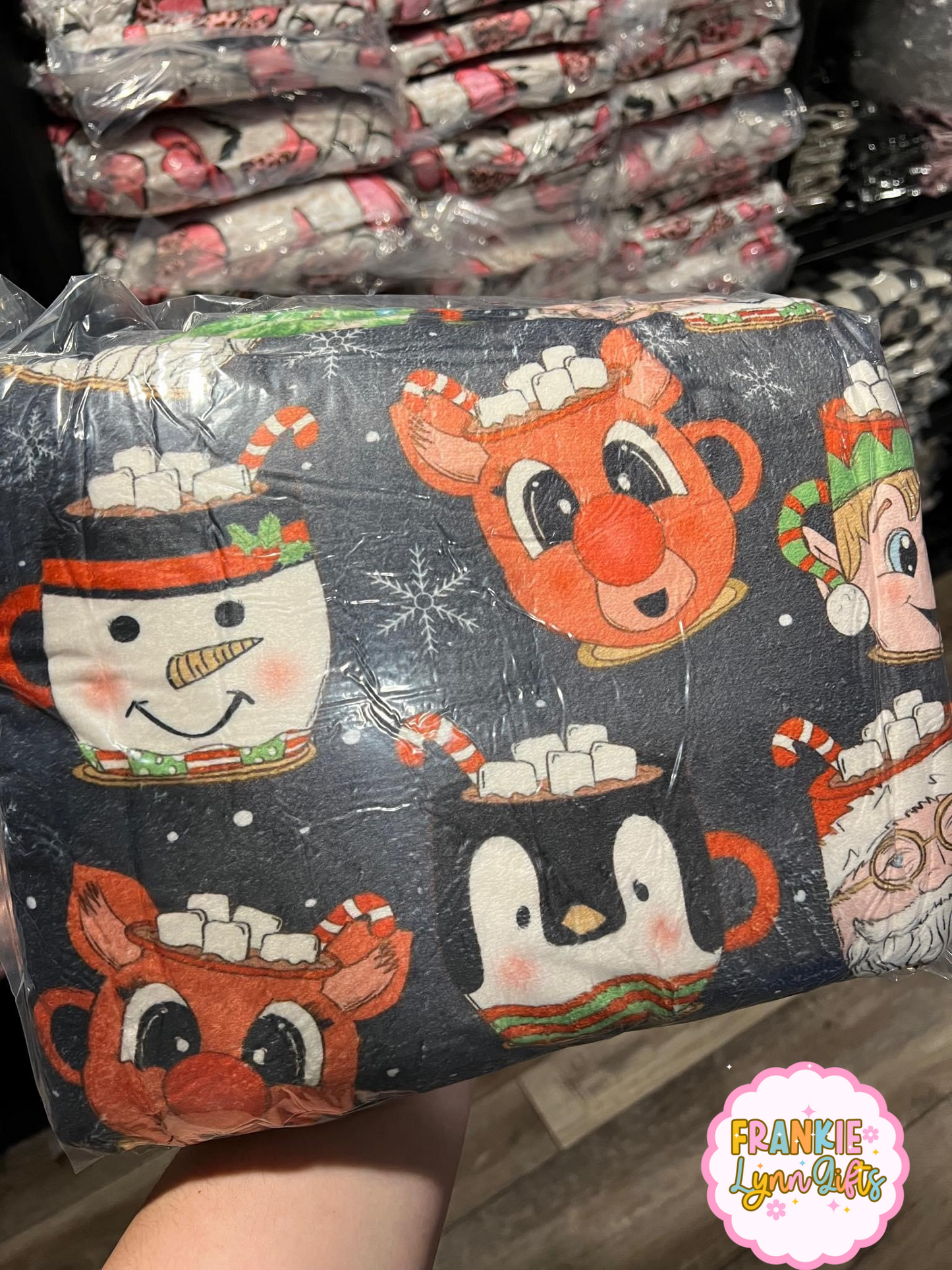 Christmas Mugs Blanket