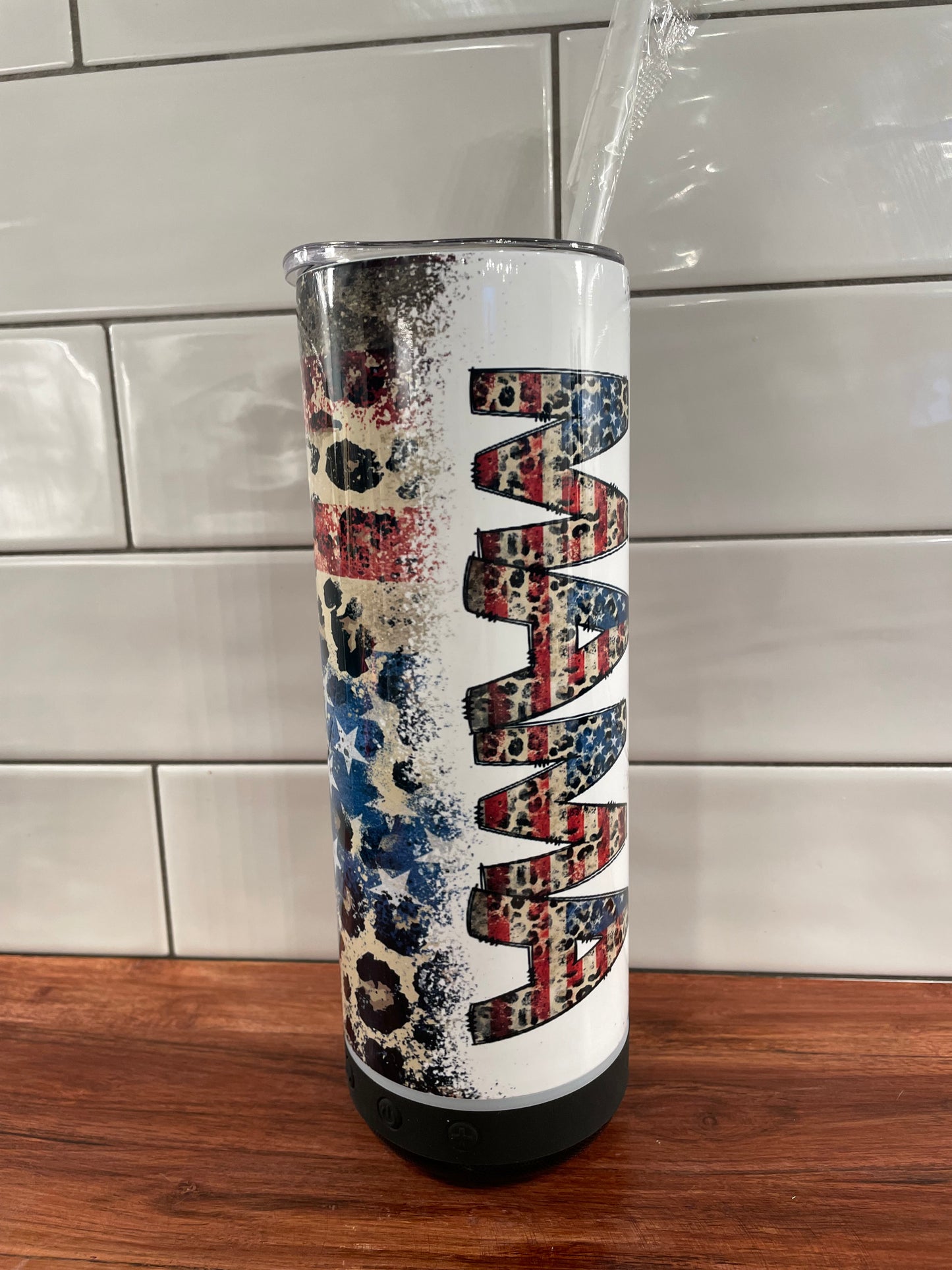 MAMA American Flag Speaker Tumbler