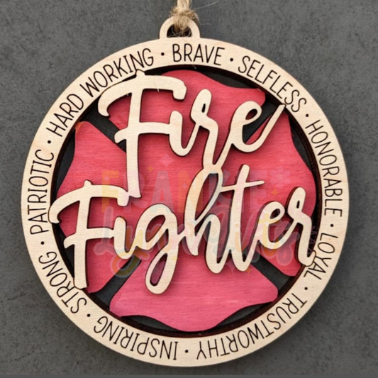 Firefighter Ornament