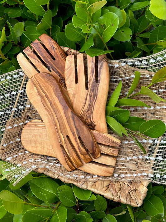 Olivewood Salad Server