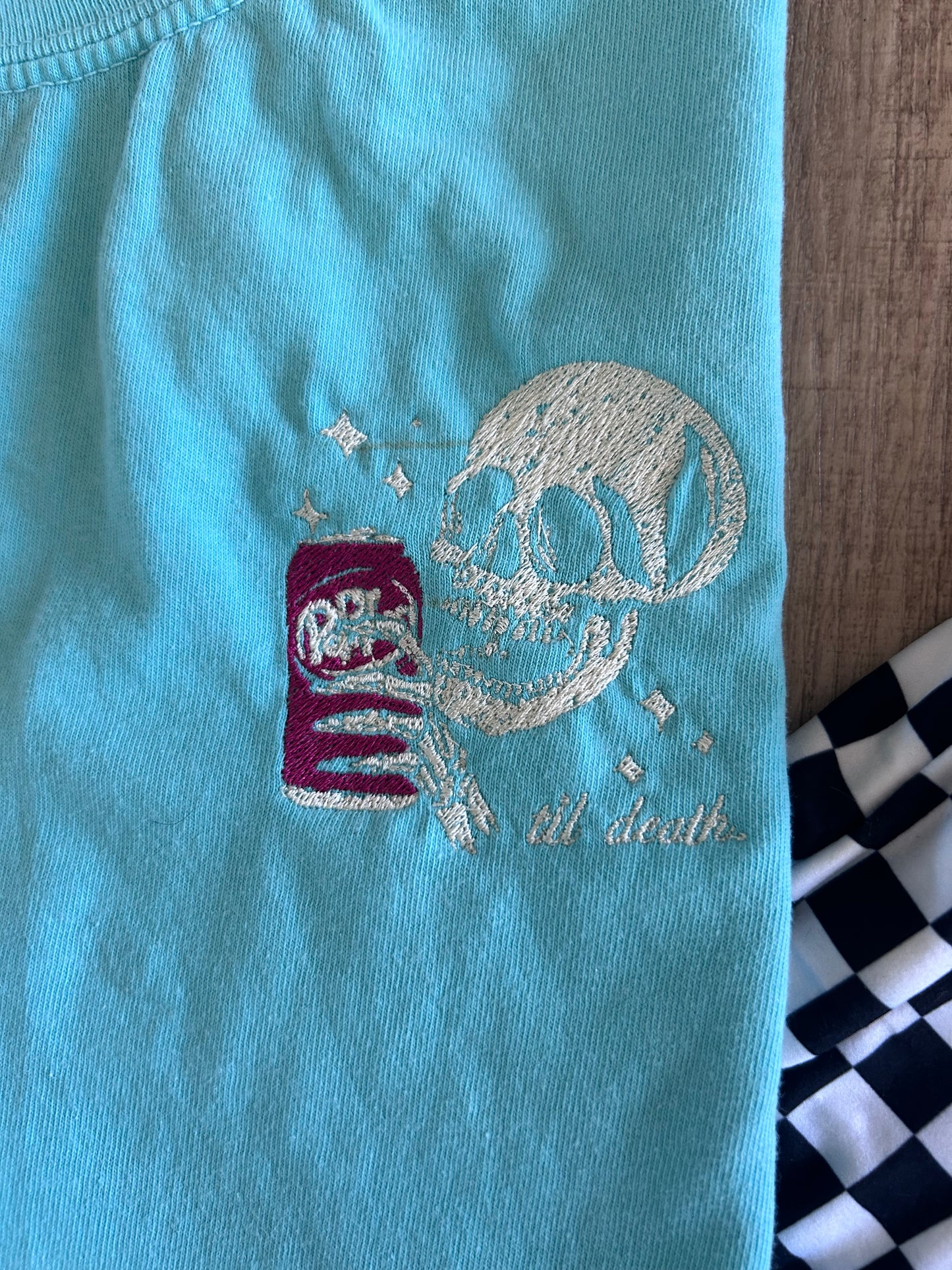 Until Death Embroidered