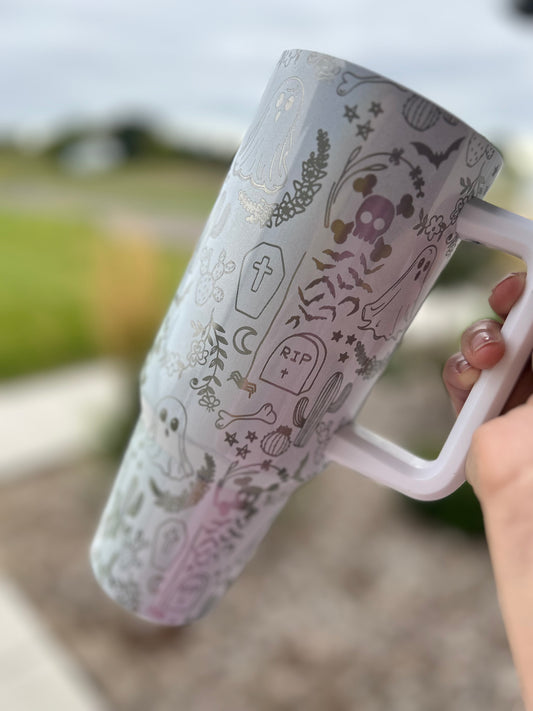 Halloween Engraved 40 oz Mug