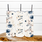 MAMA Blue Floral Tumbler