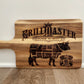 Grill Master Engraved Cutting Board
