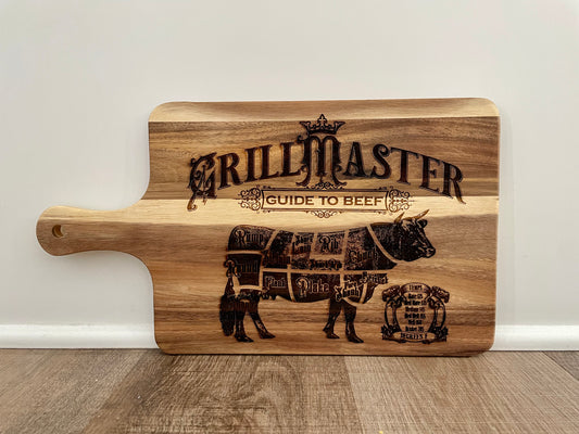 Grill Master Engraved Cutting Board