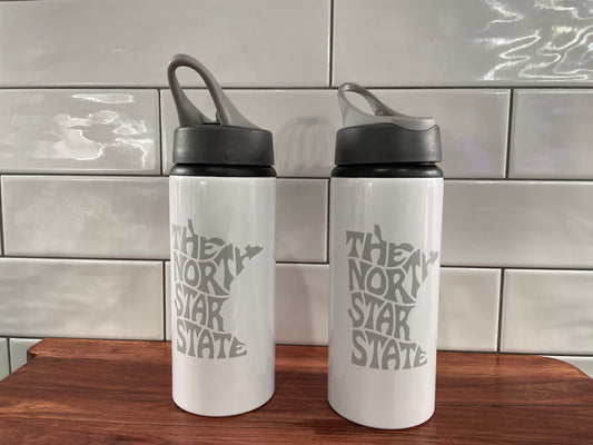 The North Star State Flip Top Tumbler