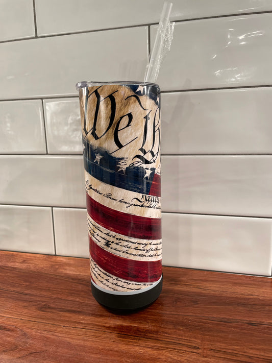 We the People Flag Speaker Tumbler