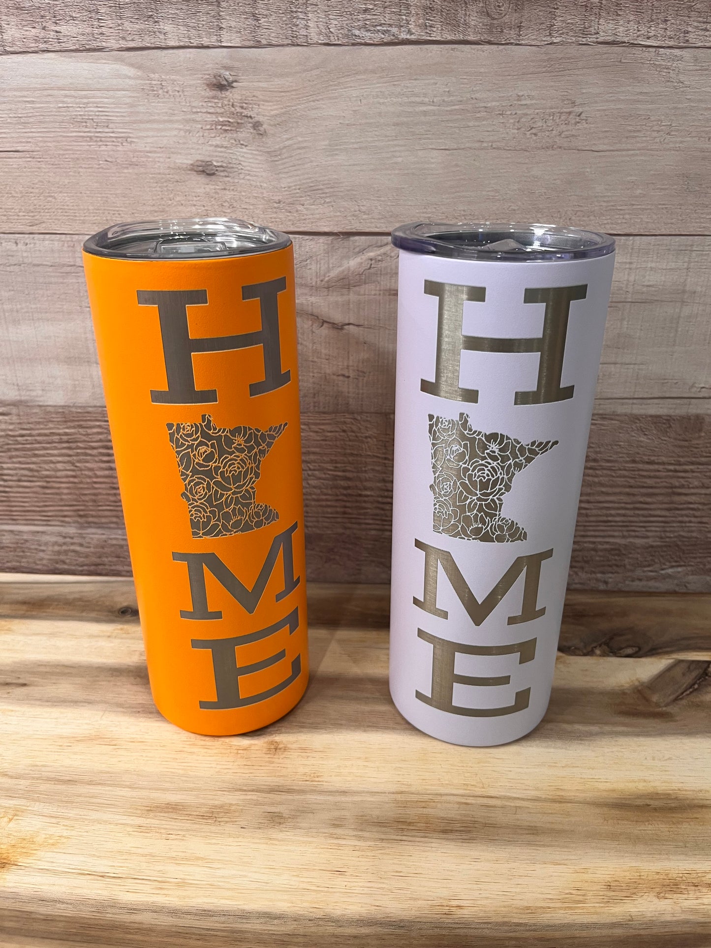 Home with MN Engraved Tumbler- Discontinued