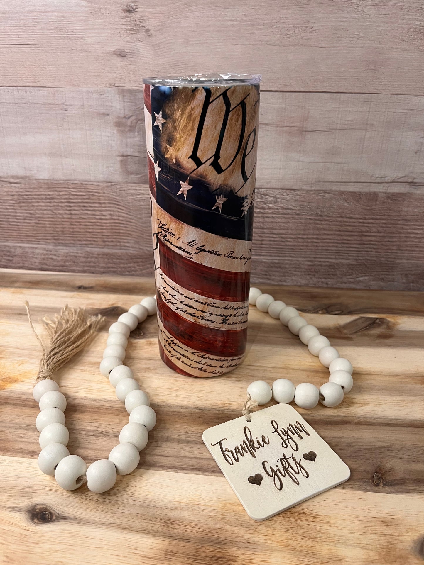 We the People Flag Tumbler