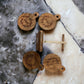 Thankful, Grateful, Blessed & Loved Acacia Wood Coaster & Stand